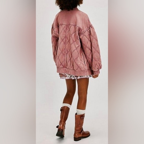 NWT Free People Juno Jacket in Nostalgia Rose Size XS - Picture 3 of 8